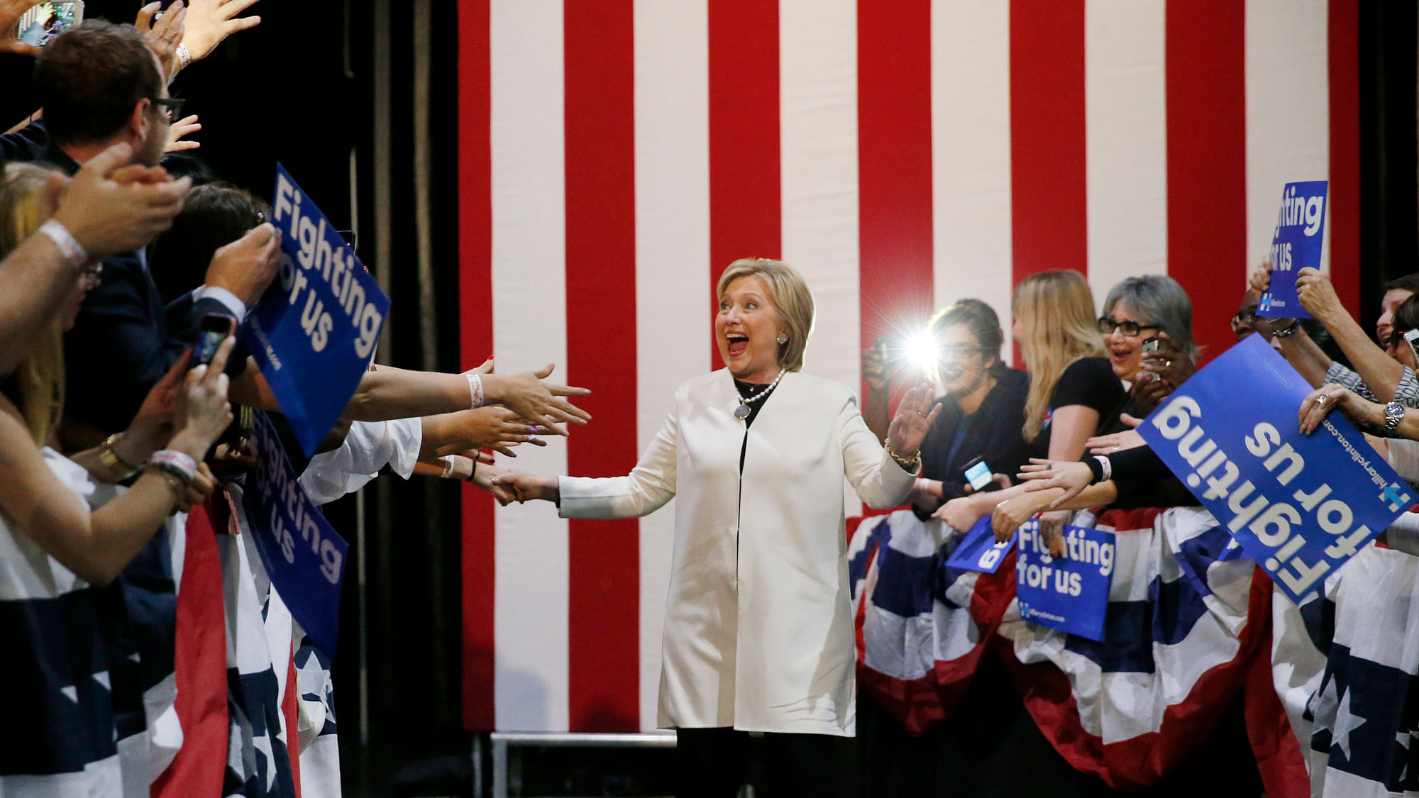 Hillary Clinton sweeps through Super Tuesday (Photo: Reuters)