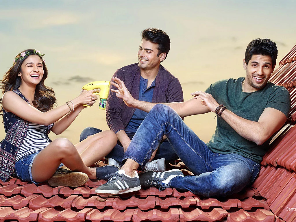 Alia Bhatt, Fawad Khan and Sidharth Malhotra in <i>Kapoor & Sons</i>