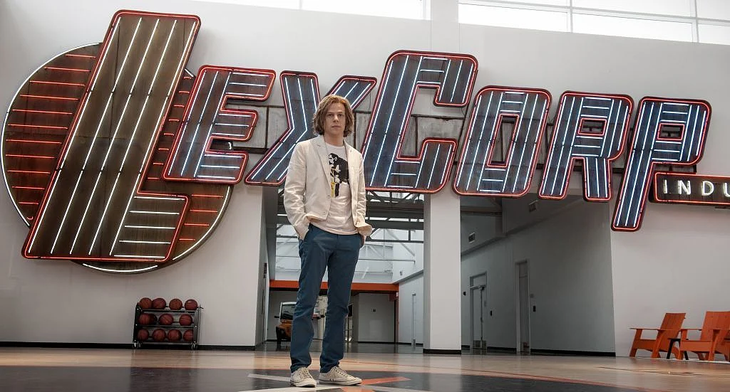 Jesse Eisenberg in a still from <i>Batman v Superman: Dawn of Justice</i>