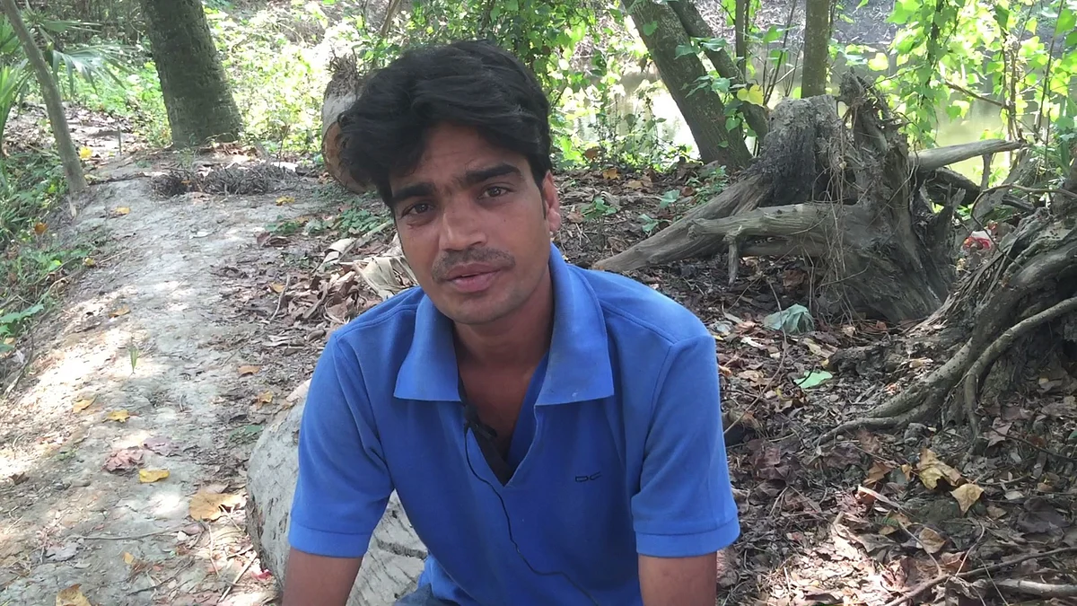 Arun Das, a former CPI(M) cadre left Nandigram in 2007. (Photo: <b>The Quint</b>/Abhirup Dam)