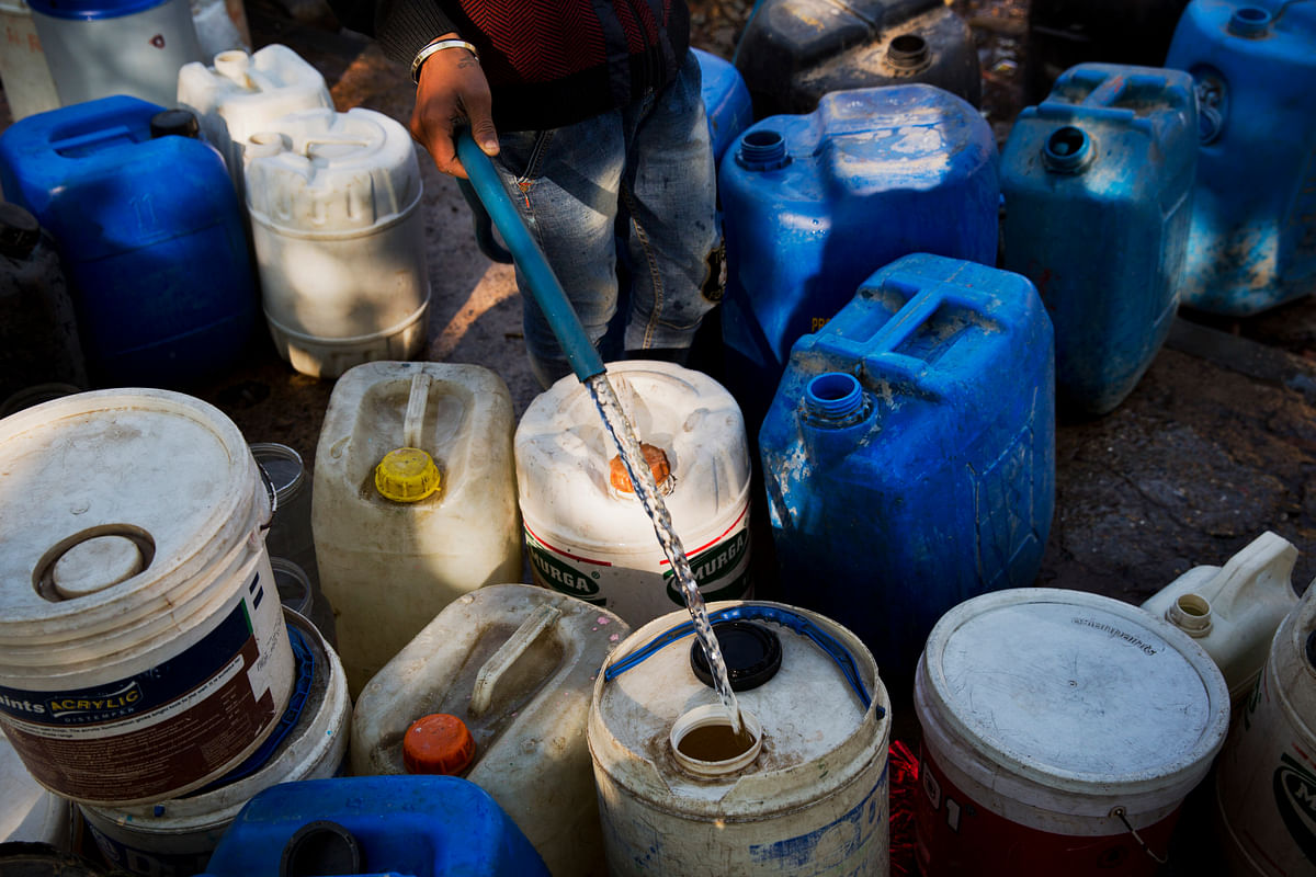 Five percent of India’s 1.25 billion population are forced to buy water at high rates or use contaminated water.