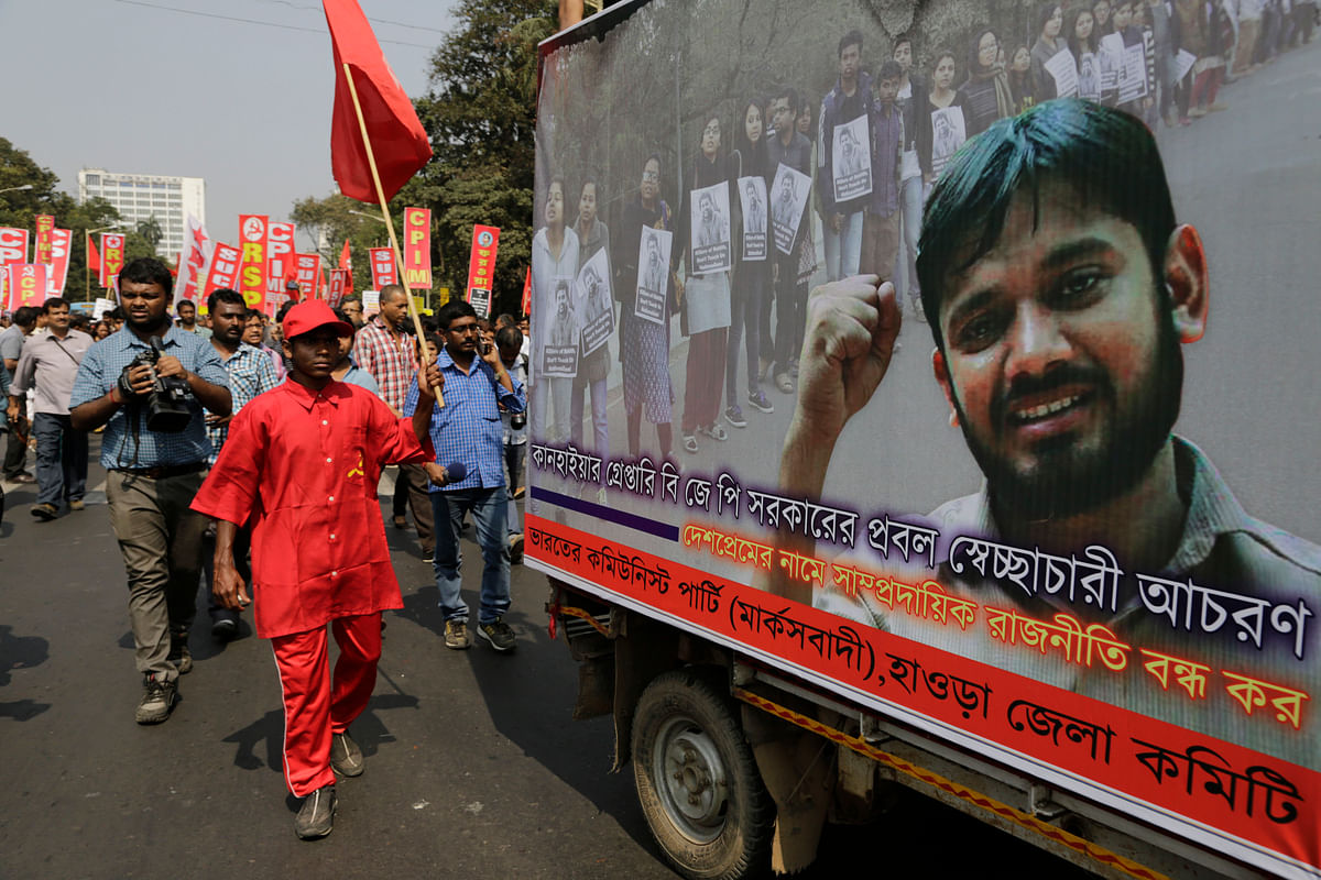 Thursday night saw the potential birth of a new leader in the Indian political scene – Kanhaiya Kumar.