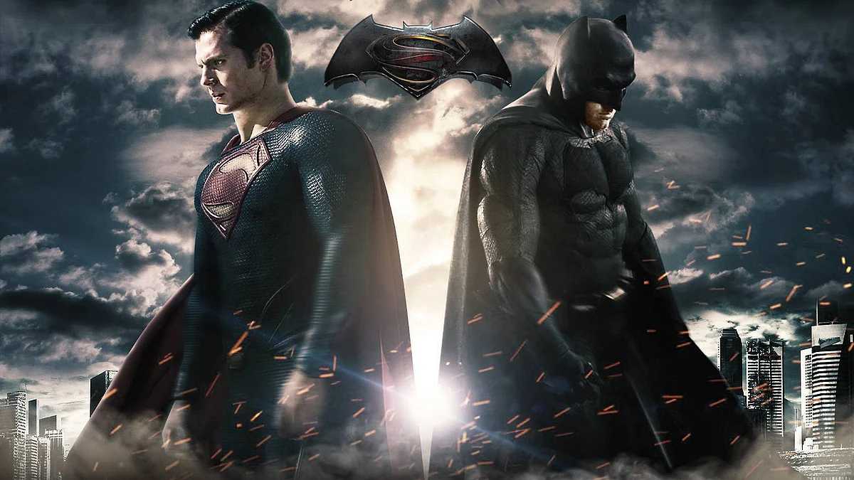 Movie poster of <i>Batman v Superman: Dawn of Justice</i>