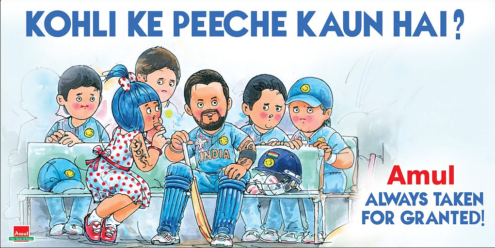 While Kohli being India’s man through and through is hardly up for debate, Amul has a question to ask. 