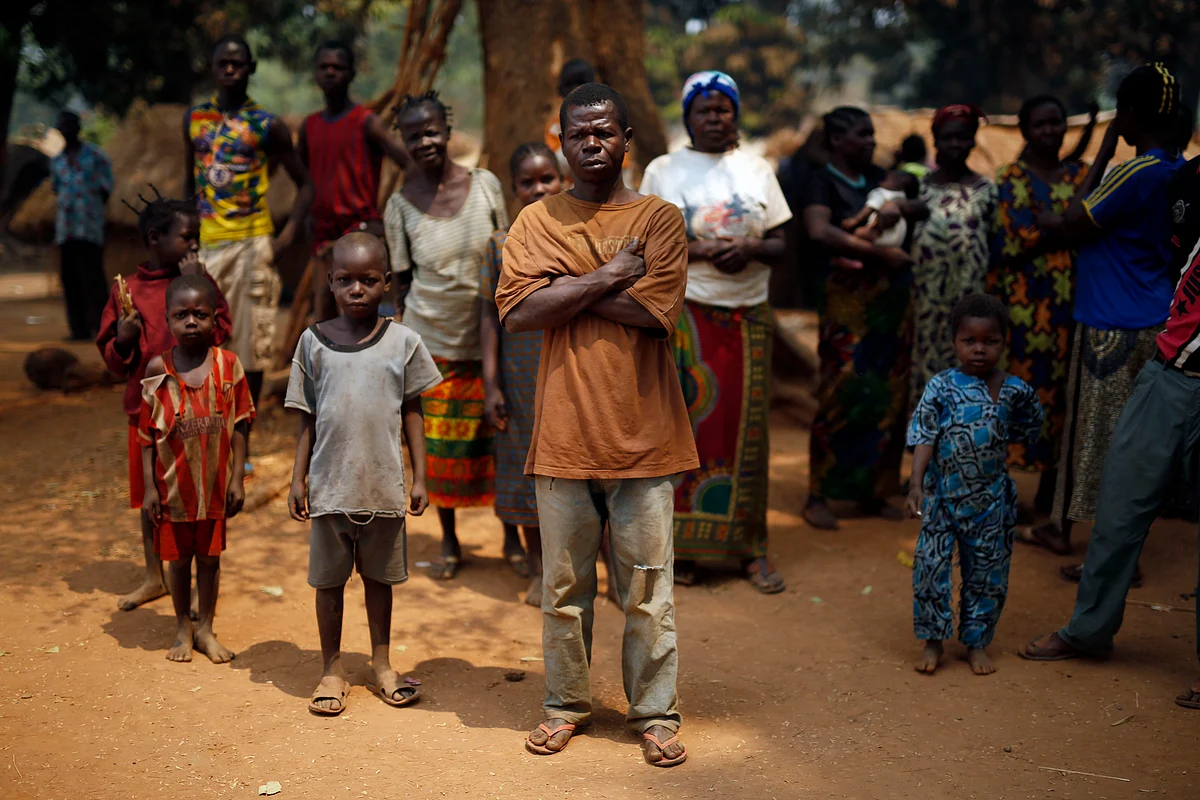 People living in refugee camps of Central Africa. (Photo: AP)
