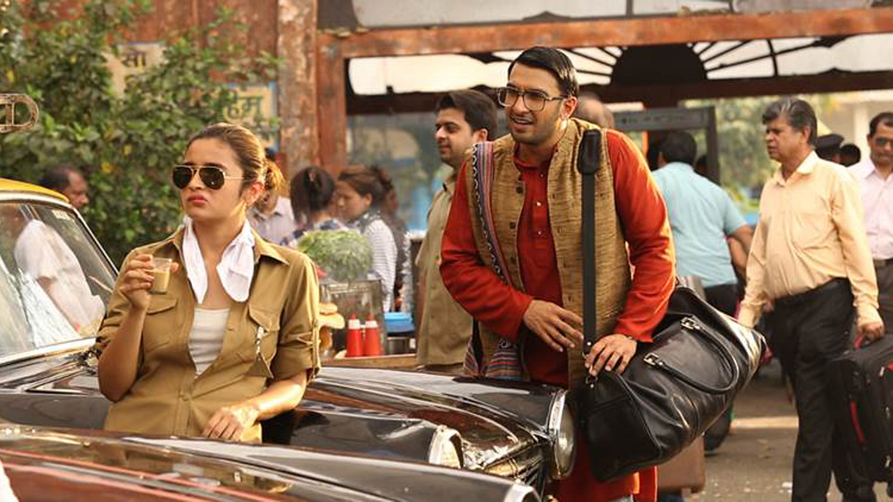 Alia Bhatt and Ranveer Singh seem to be playing quirky characters, for a TV ad of a film (Photo: Twitter)