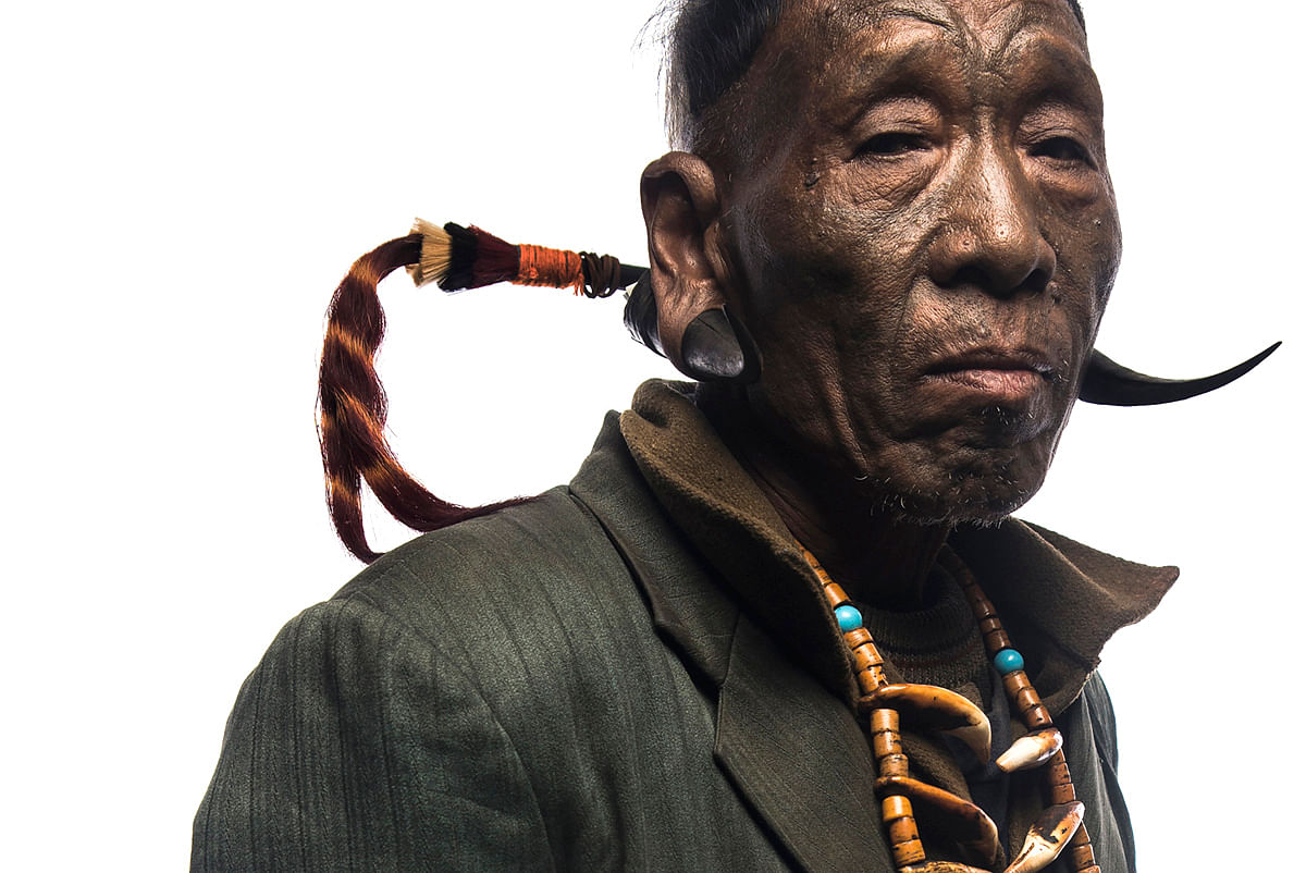 

The Konyak tribe of Nagaland was  known for its fierce headhunters for centuries until the 1970s. 