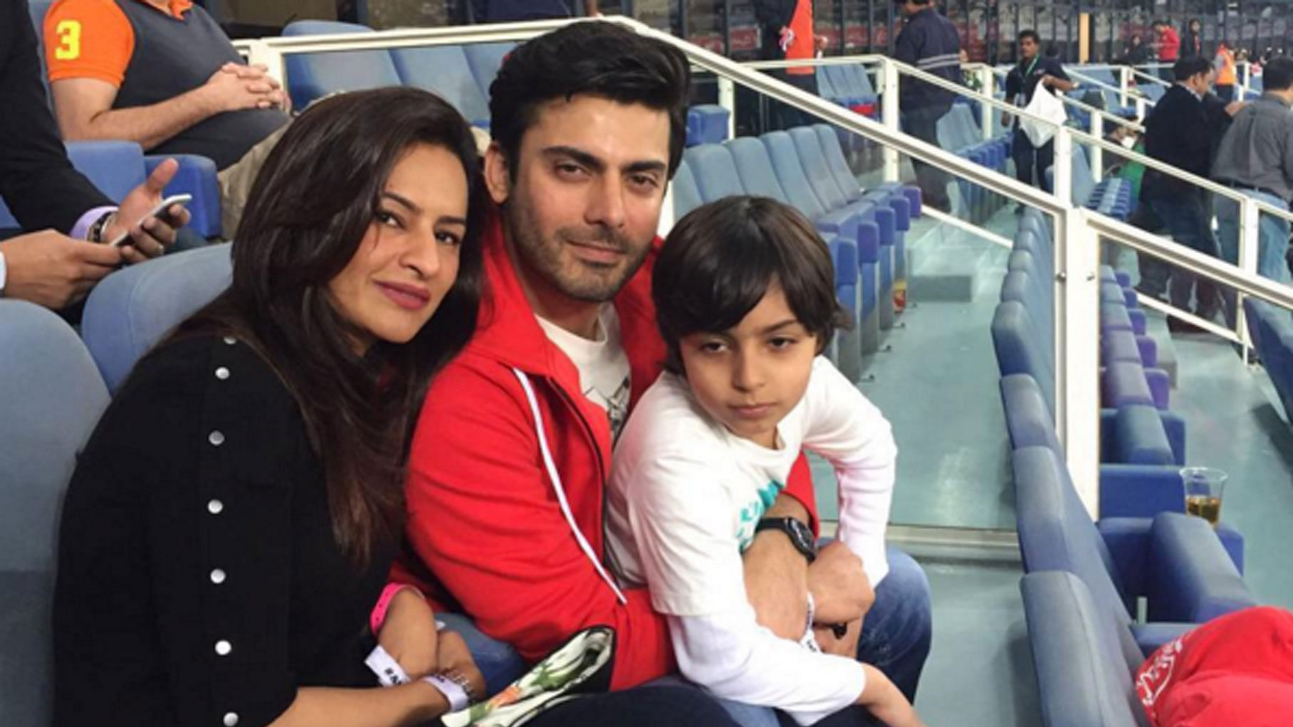 Fawad Khan with wife Sadaf and son Ayaan (Photo courtesy: Instagram)