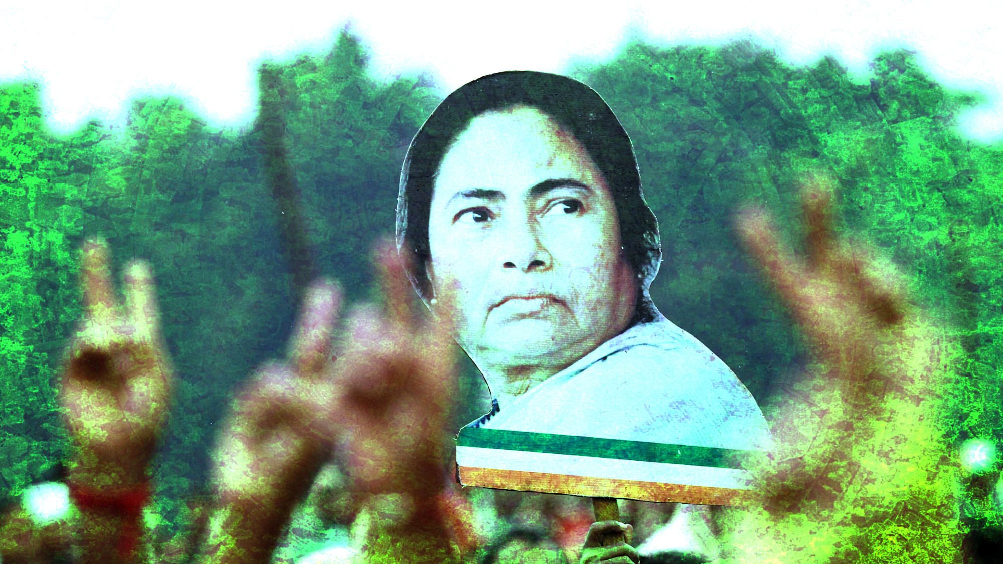 Mamata Banerjee (Photo altered by <b>The Quint</b>)