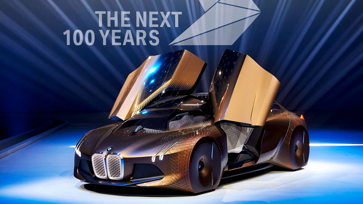 BMW recently completed 100 years, and they are celebrating it by showcasing a car from the future!
