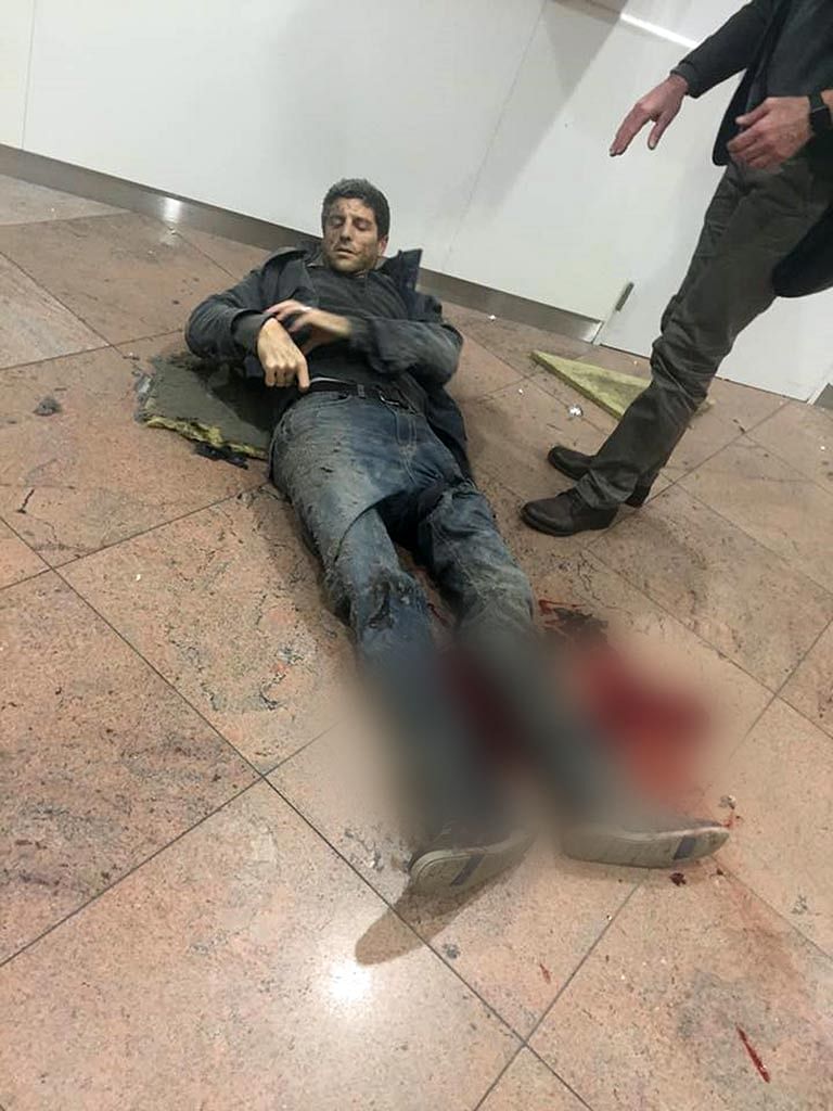 A look at the blasts in Brussels as they happened through pictures and videos. 