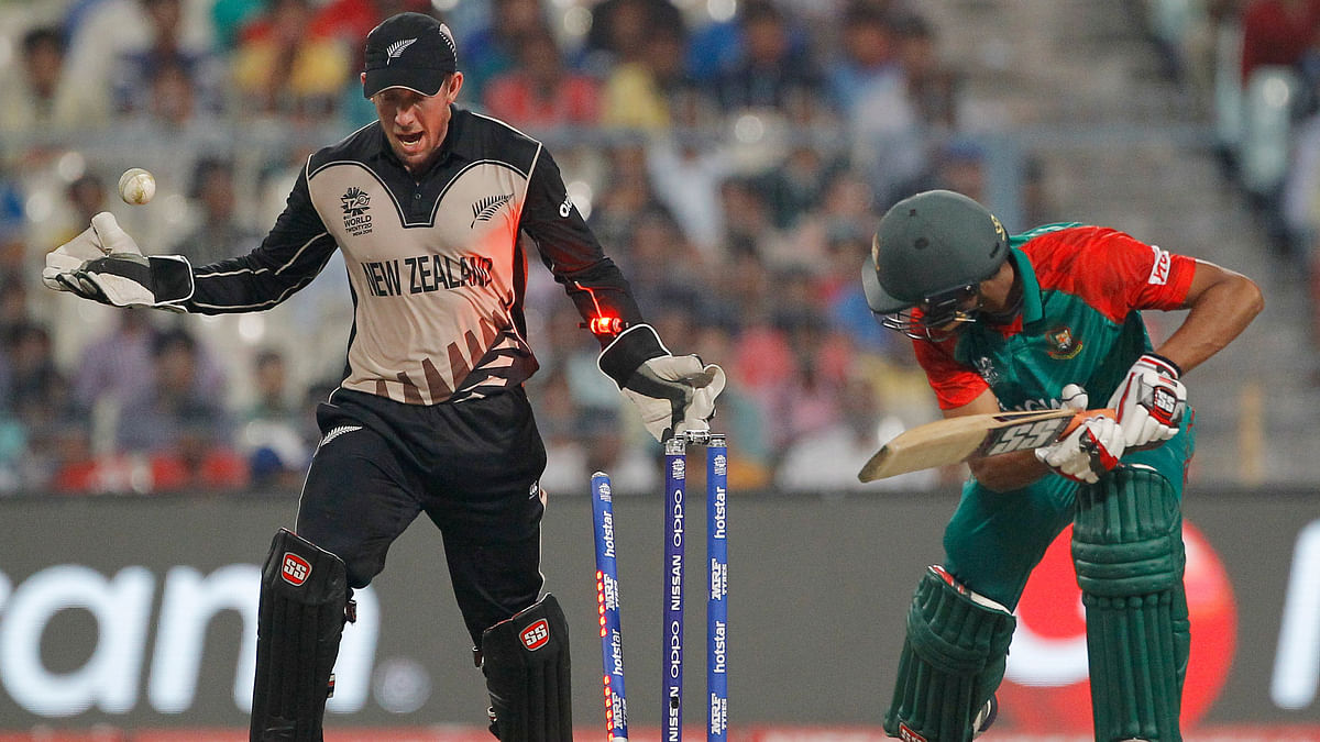 In pictures | New Zealand beat Bangladesh by 75 runs in the World T20 at Kolkata.