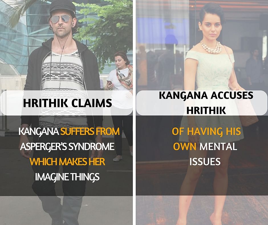 Take a look at all the allegations and counter-allegations made by Hrithik & Kangana on each other