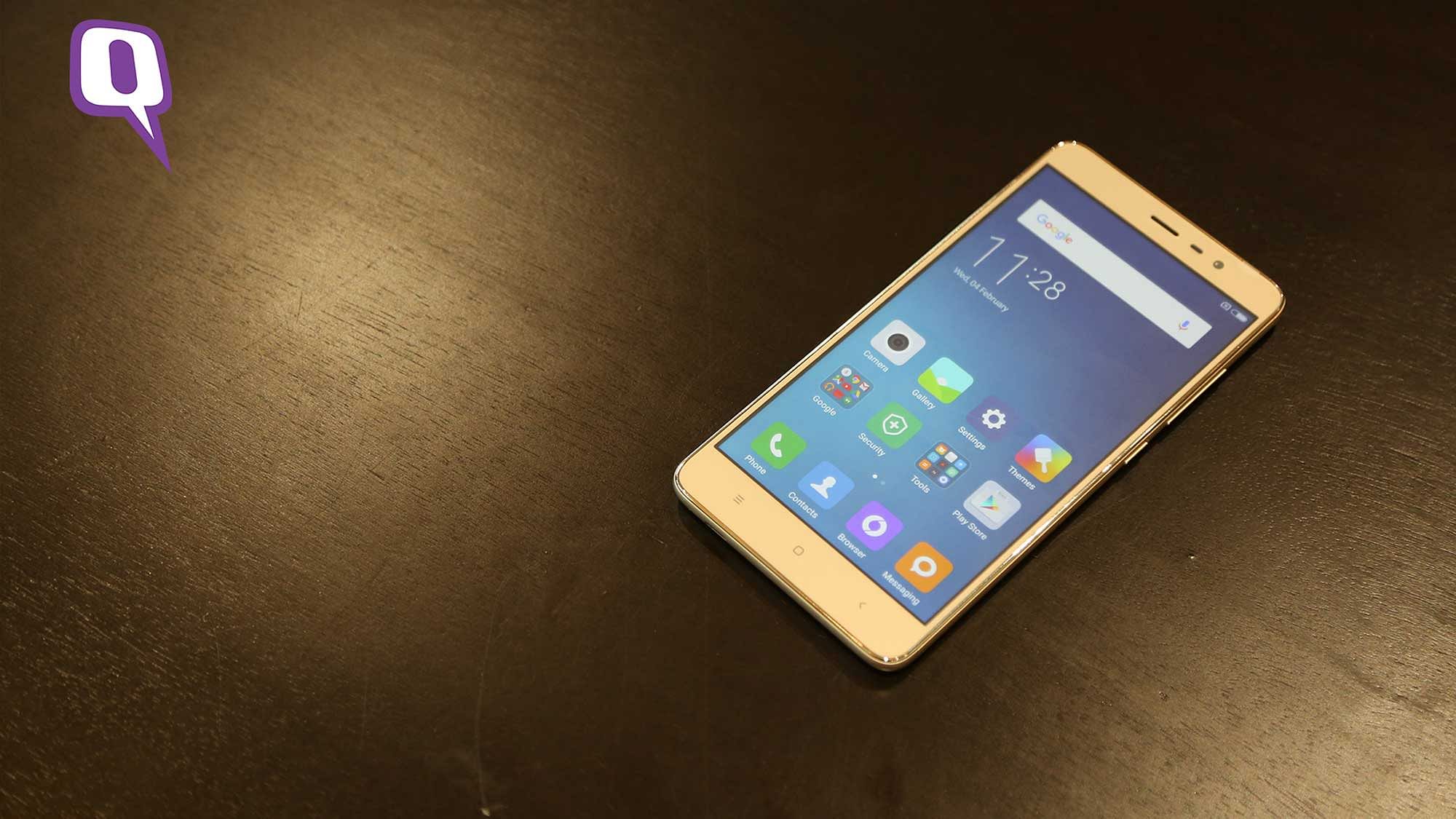 Xiaomi Redmi Note 3. (Photo: <b>The Quint</b>)