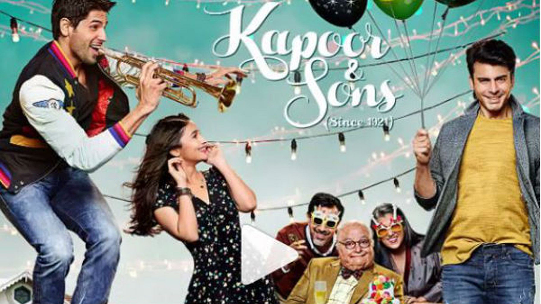 A poster from the film, <i>Kapoor &amp; Sons</i>. (Photo: Kapoor &amp; Sons poster)