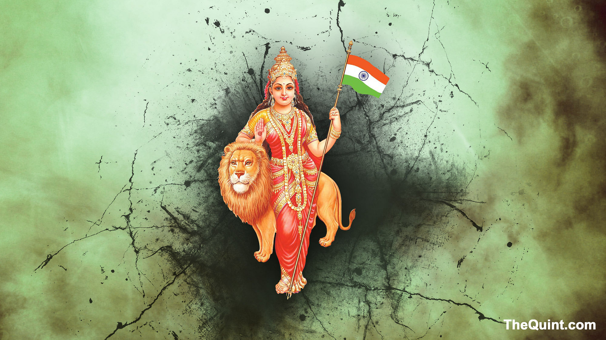 Bharat Mata' painting by Abanindranath Tagore, resourch-inditales.com... |  Download Scientific Diagram