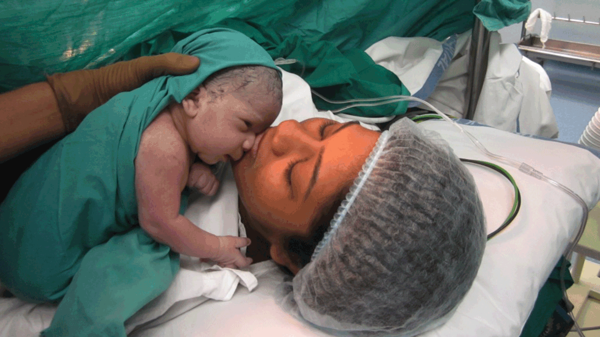 Coincidentally, the same team of doctors  which delivered the Harsha in 1986, delivered her newborn, 30 years later