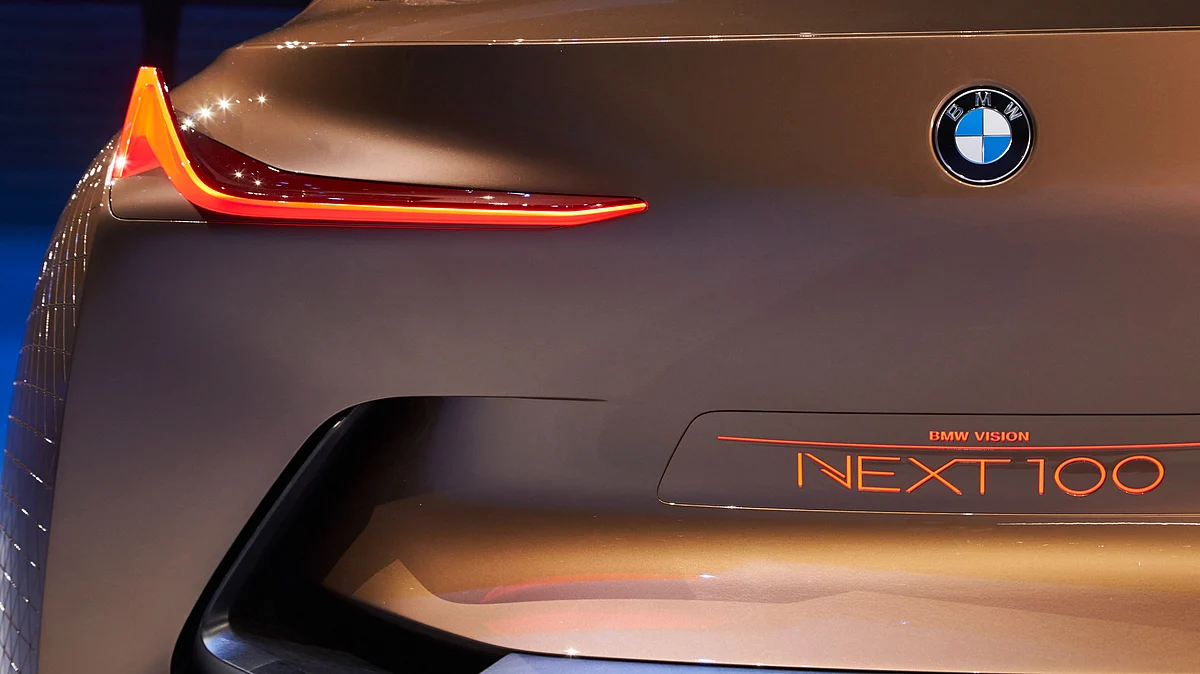 Rear-view of BMW Vision. (Photo: BMW)