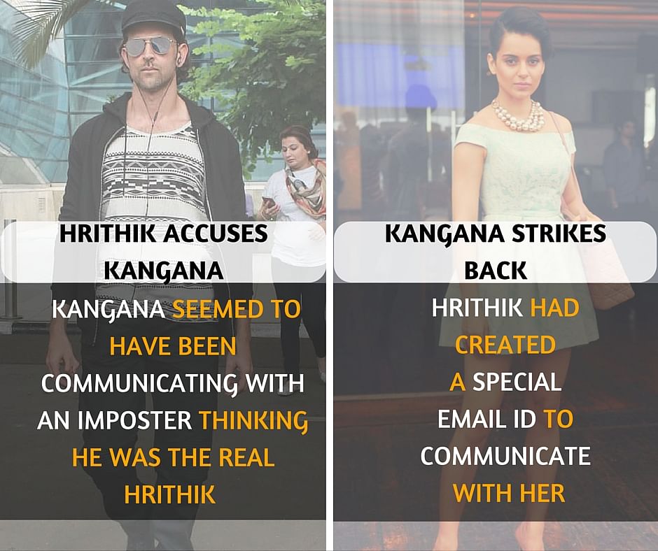 Take a look at all the allegations and counter-allegations made by Hrithik & Kangana on each other