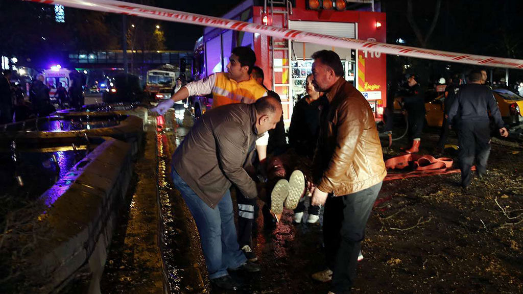 A car bomb blast in Turkey killed 34 people. (Photo: AP)