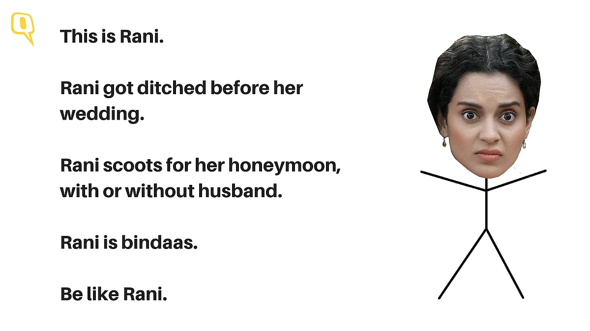 Kangana Ranaut plays Rani in <i>Queen</i>