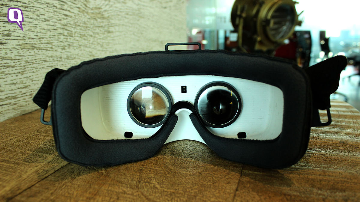 The virtual reality headset runs on apps provided by Oculus.