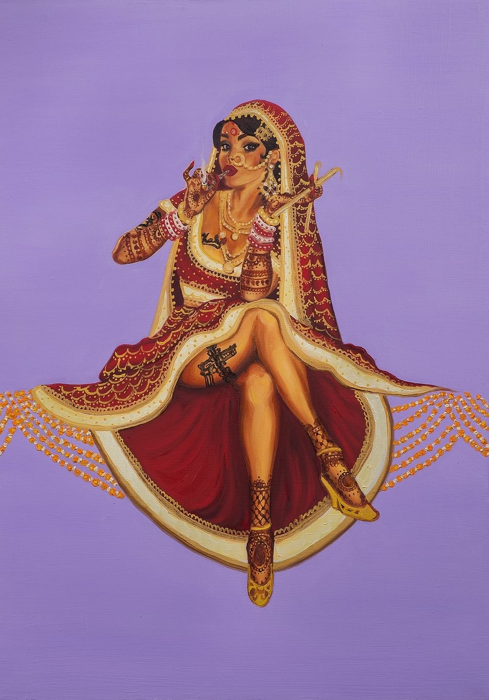 The roots of these Indian-origin girls have assumed shape in their artwork.