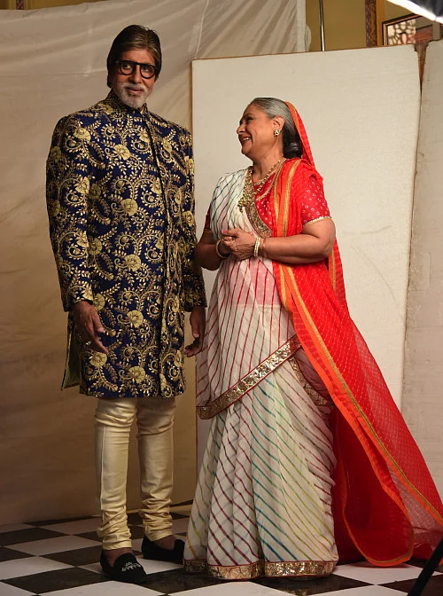 Behind the scenes with Mr & Mrs Bachchan (Photo: srbachchan.tumblr.com)
