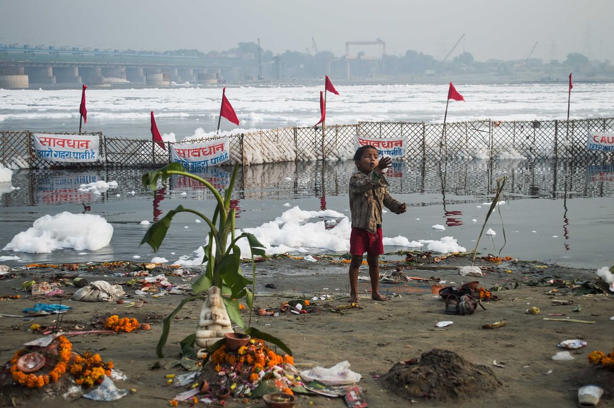 With the debate around Yamuna back in news, check these photographs of the river and the pollution that threatens it.
