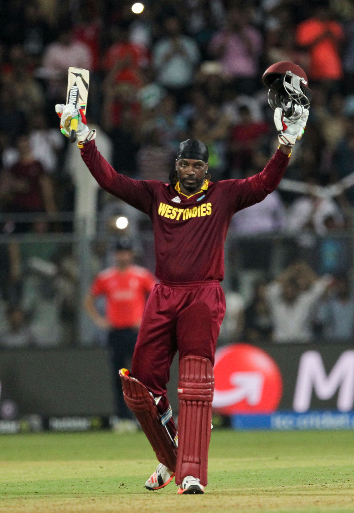 West Indies cruised to their target of 183, helped substantially by Chris Gayle’s 100.