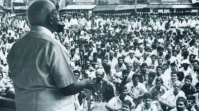 The younger breed of politicians continue to turn to the textbook called EMS, a leader who, they say, was unafraid to take a stand contrary to electoral compulsions. (Photo Courtesy: <a href="https://www.facebook.com/119115184834969/photos/pb.119115184834969.-2207520000.1458984337./535695583176925/?type=3&theater">Facebook</a>)