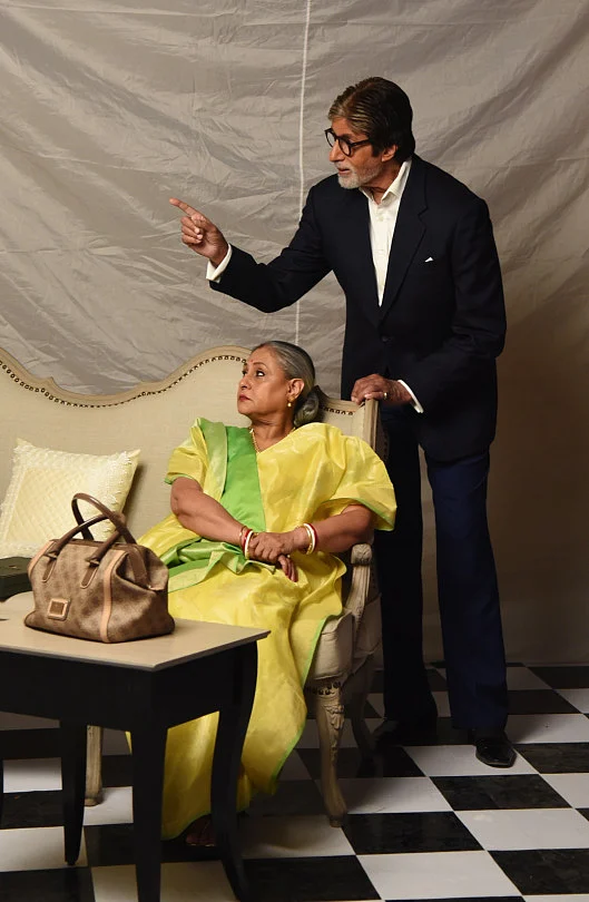 Jaya and Amitabh Bachchan in their Bengali power-couple look (Photo: srbachchan.tumblr.com)