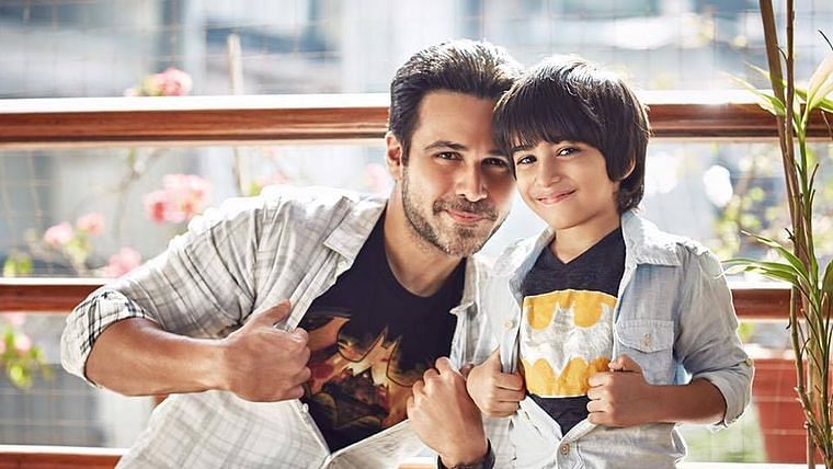 Emraan Hashmi with his son Ayaan (Photo: Twitter)