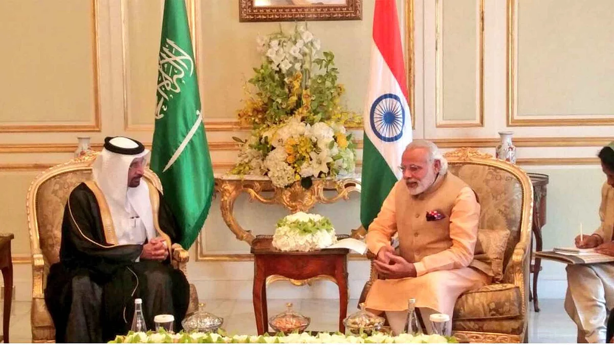 An Indian Prime Minister is visiting the oil-rich Gulf kingdom after nearly six years (Photo Courtesy: <a href="https://twitter.com/MEAIndia">Twitter/@MEAIndia</a>)