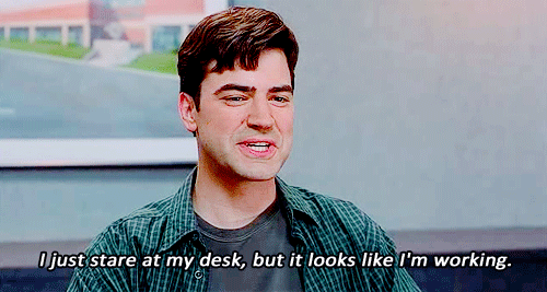 These funny GIFs truly demonstrate what it’s like to be stuck at a useless internship.