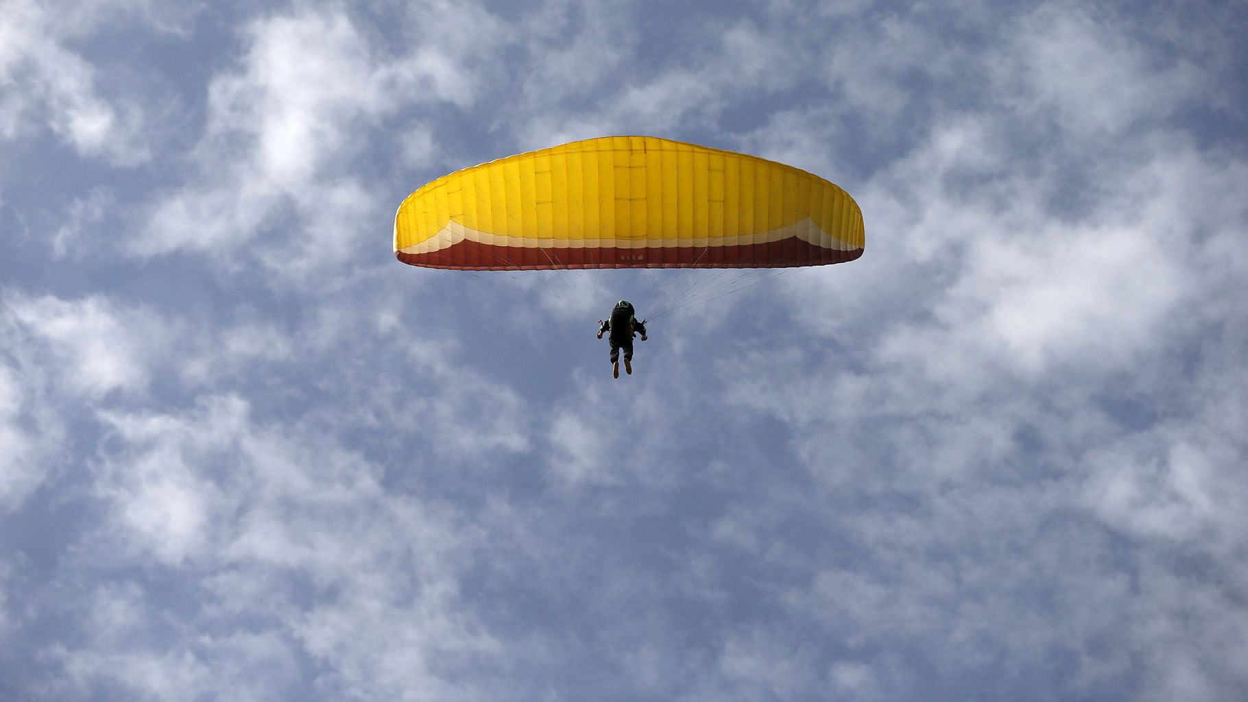 File photo of paragliding.