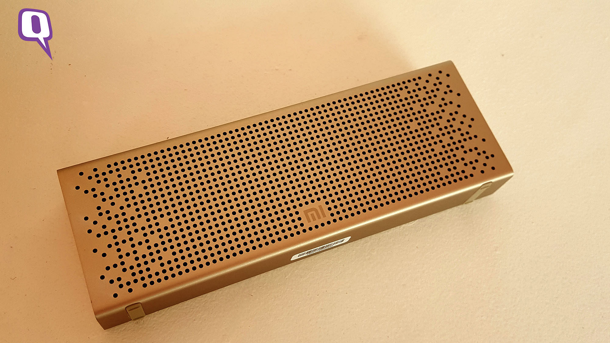 Mi Bluetooth speaker. (Photo: <b>The Quint</b>)
