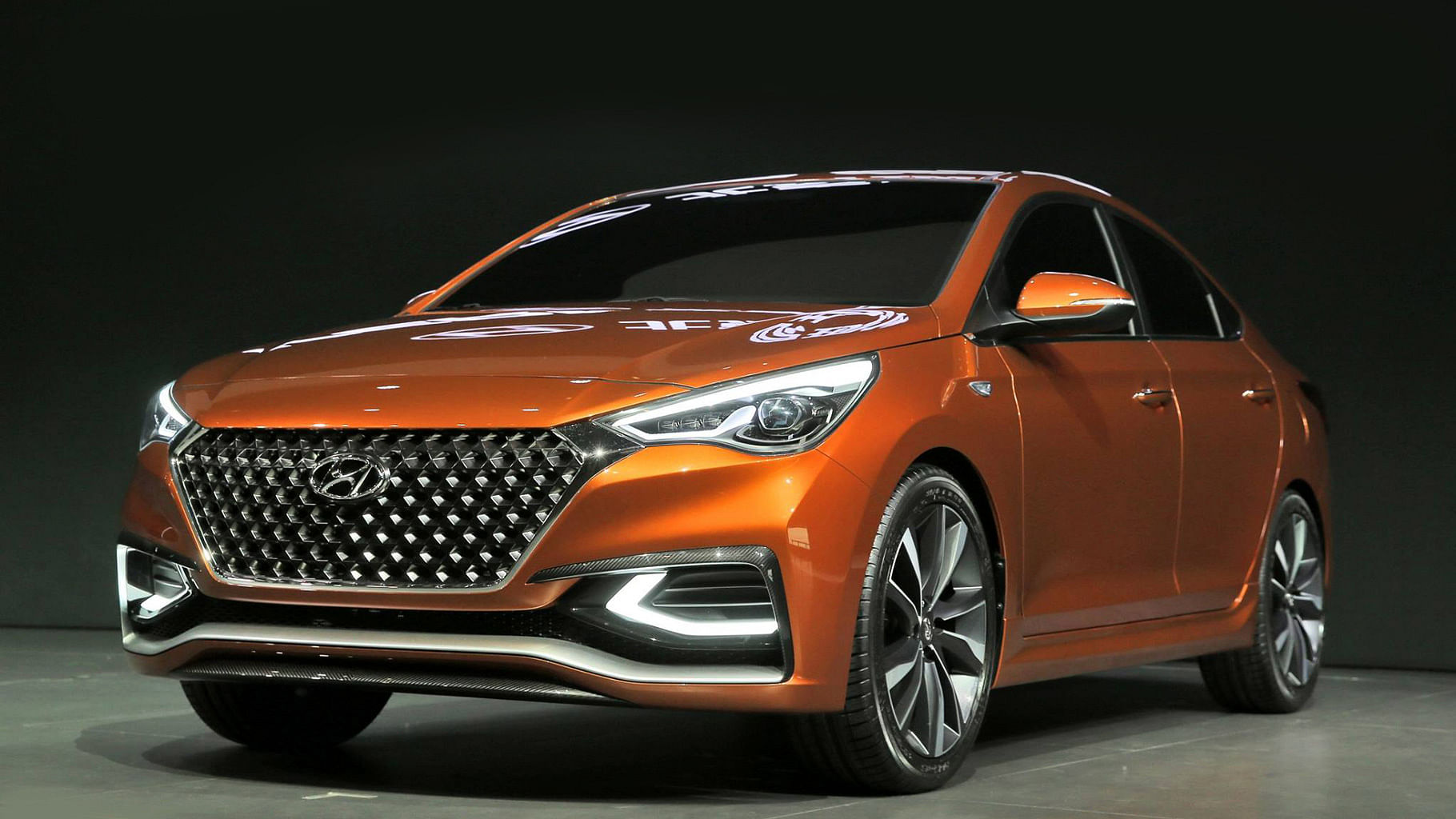 2017 Hyundai Verna Concept. (Photo: Altered by <b>The Quint</b>)