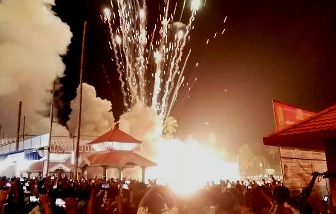Why Kerala temples are turning into disaster zones with competitive fireworks, accidents, and elephants running amok.