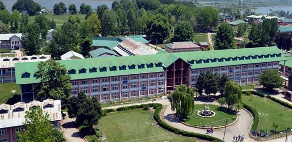 Aerial view of the NIT Srinagar campus. (Photo Courtesy: <a href="http://www.nitsri.net/">NIT Srinagar Website</a>)