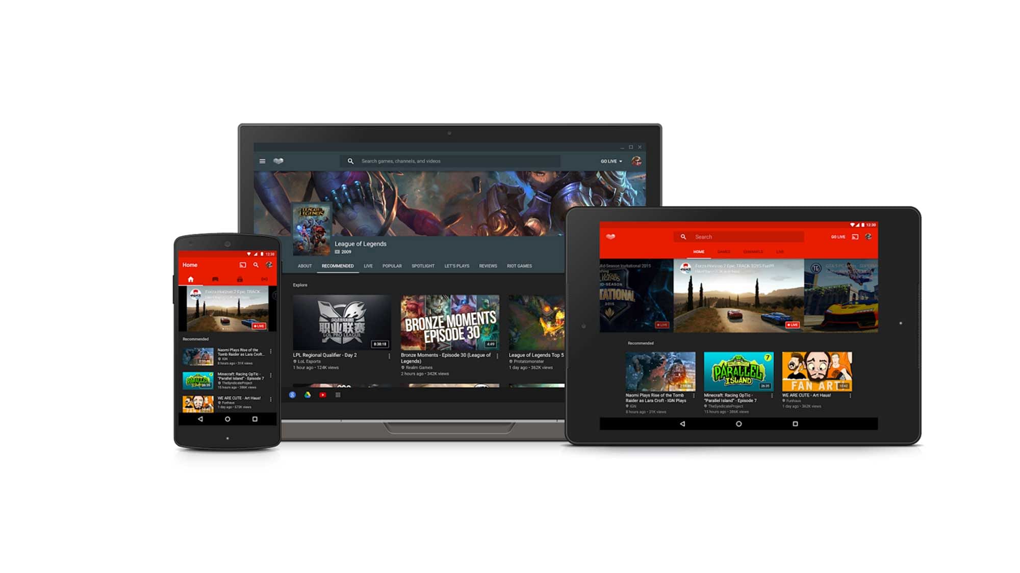 Youtube Gaming earlier was a standalone application.