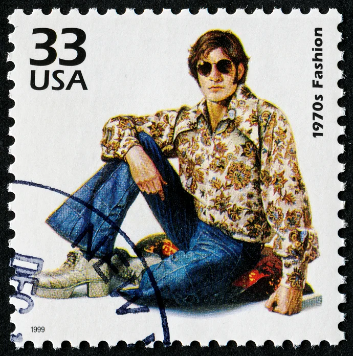 1970’s Fashion Stamp. (Photo: iStockphoto)