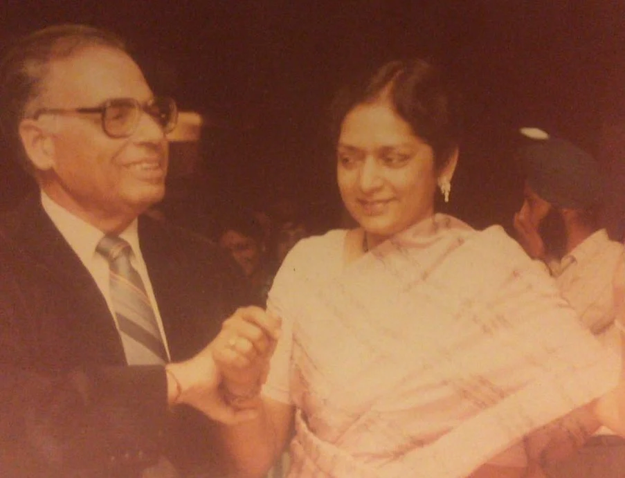 Dada and Nanna – captured here, dancing together. (Photo Courtesy: Shaira Mohan)