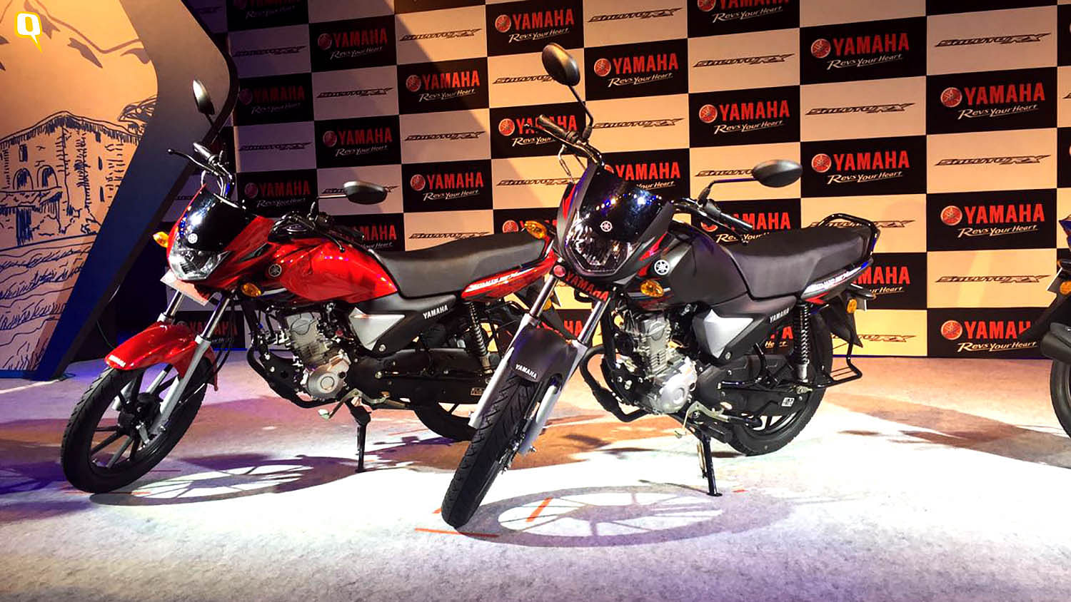Yamaha Saluto is the latest 110cc bike in the market. (Photo: <b>The Quint</b>)