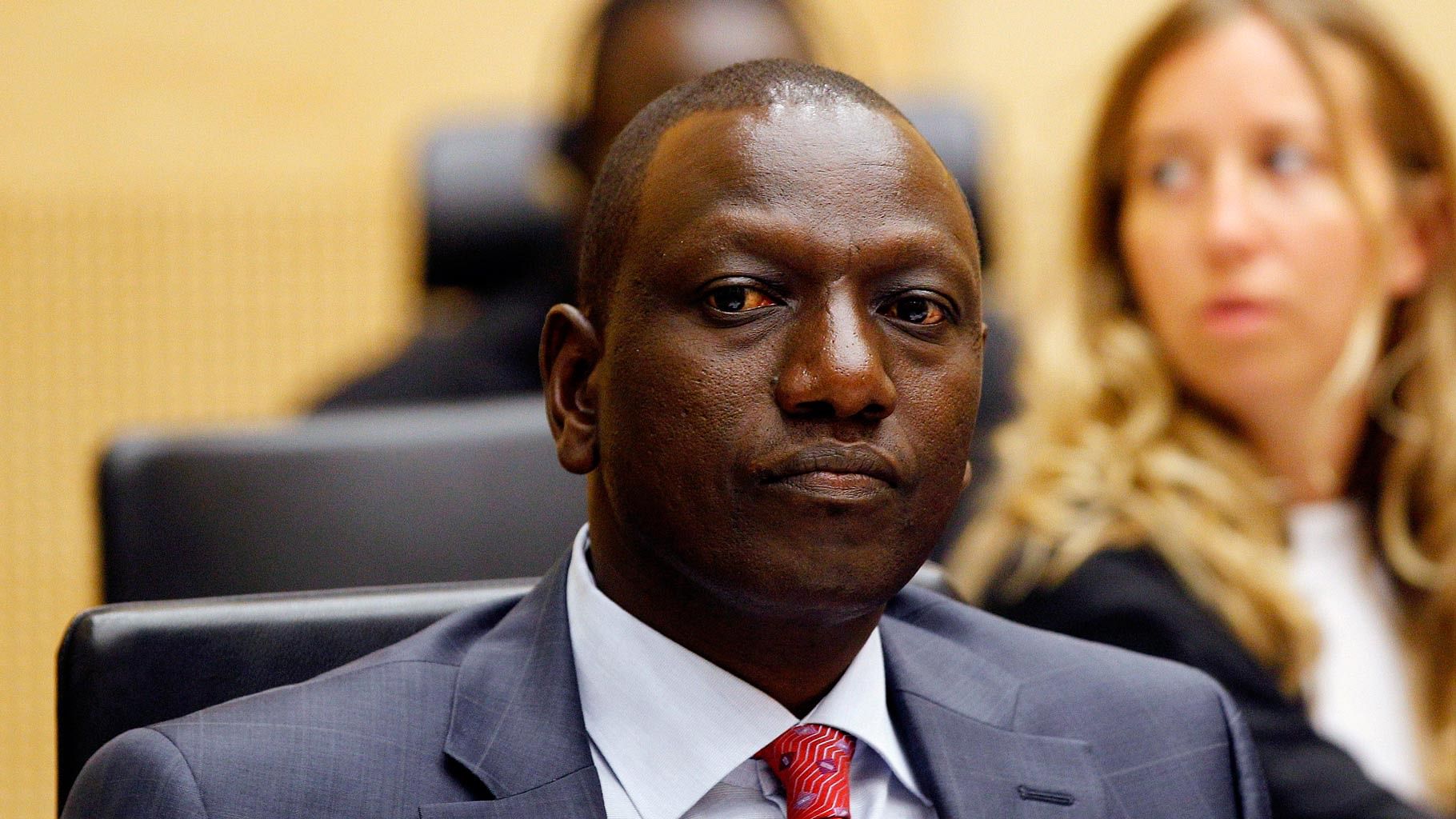 Kenya’s Deputy President, William Ruto sits in the courtroom of the International Criminal Court (ICC) in The Hague, Netherlands. (Photo: AP) 