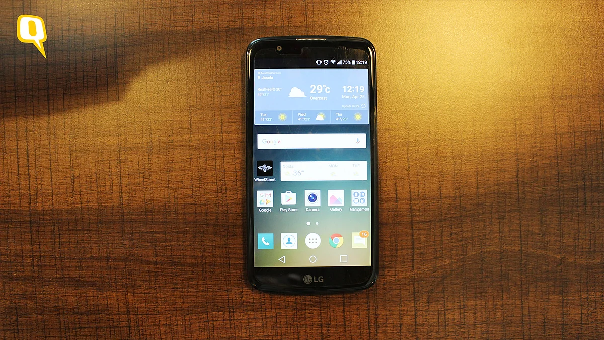 LG K10 LTE (Photo: <b>The Quint</b>)