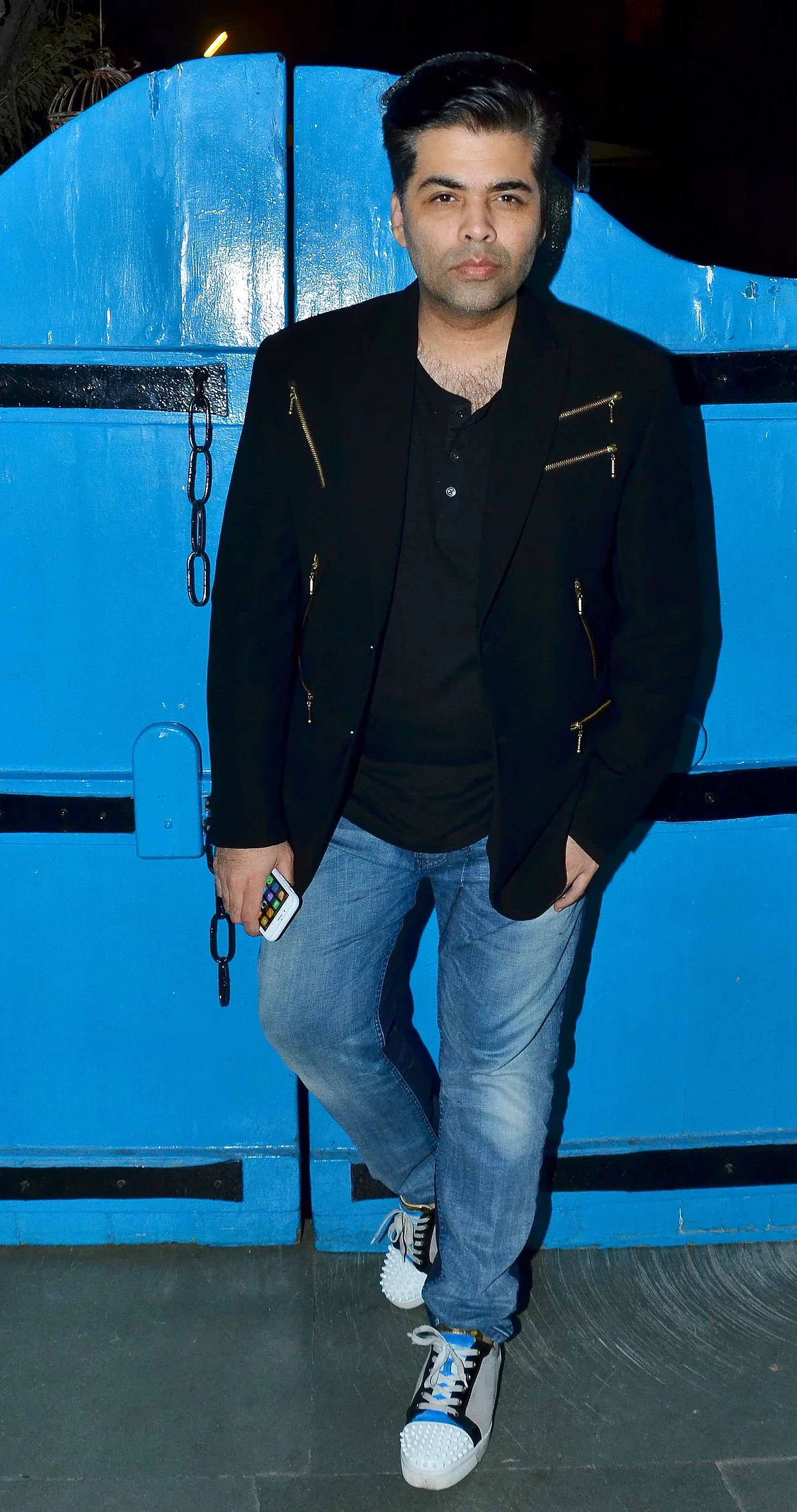 You can’t miss Karan Johar’s shoes (Photo: Yogen Shah)