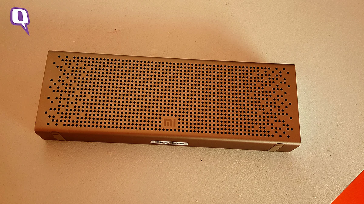 Mi Bluetooth speaker. (Photo: <b>The Quint</b>)
