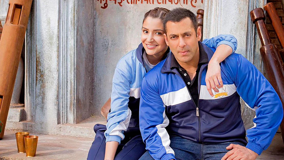 Recently turned friends, Anushka Sharma and Salman Khan (Photo: Twitter/SultanOfficial)