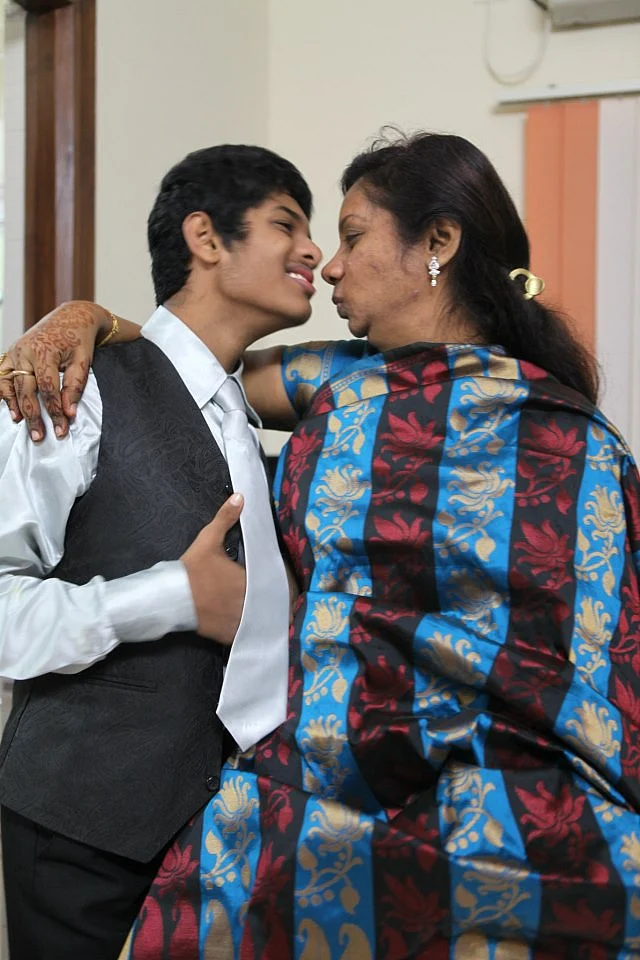 Awww alert – how handsome is my son! (Photo Courtesy: Chitra Iyer)